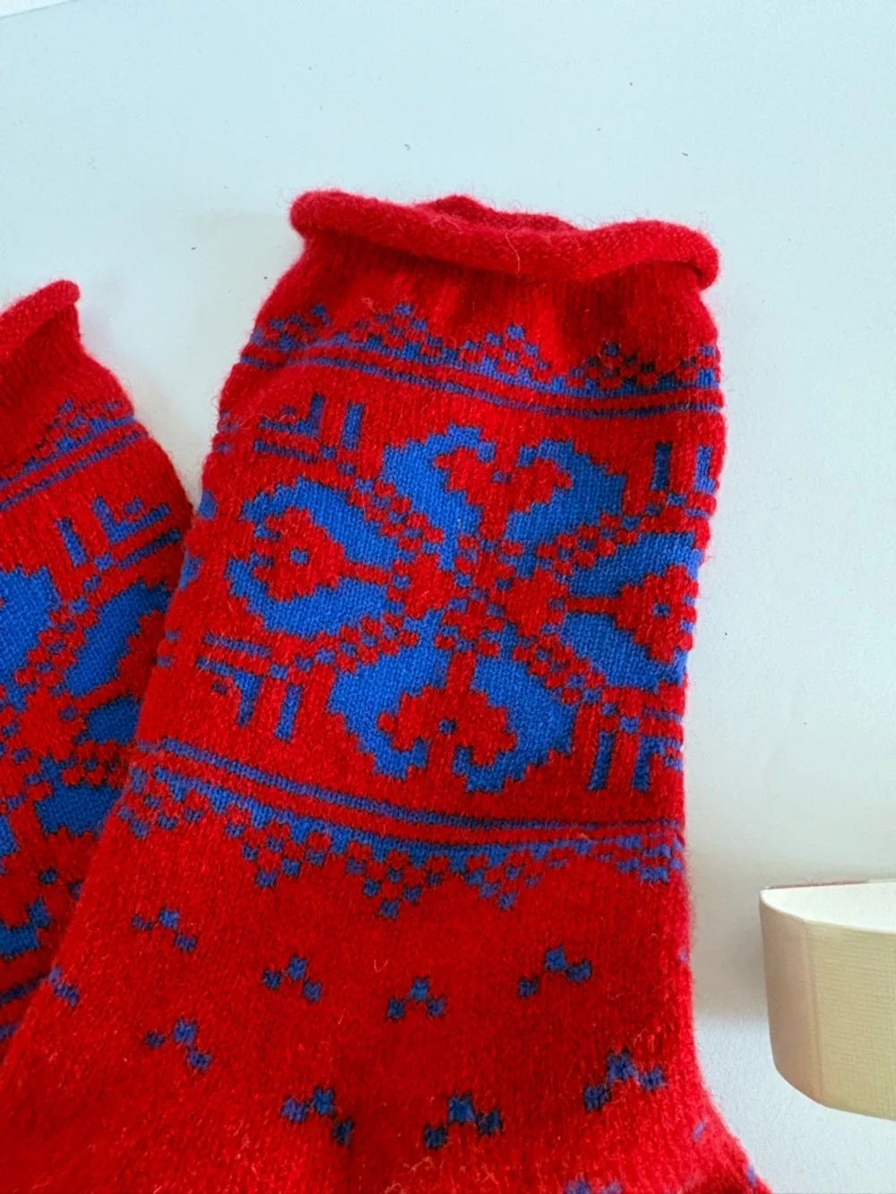NWT Free People Fair Isle Cashmere Socks